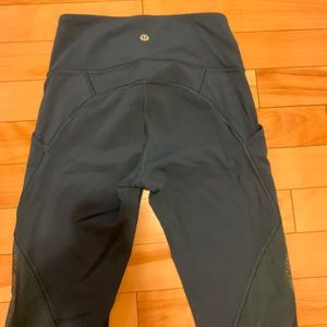 Lululemon 21inch teal leggings